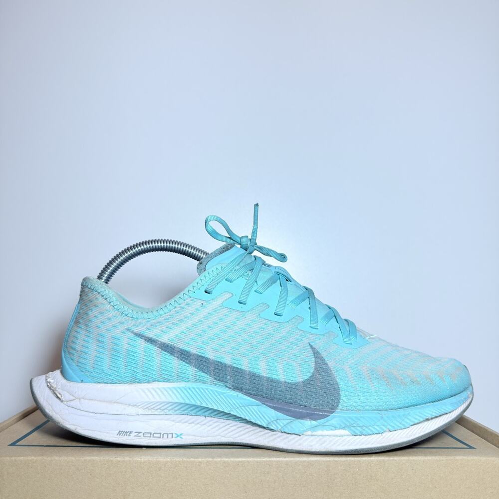 Nike Zoom Pegasus Turbo 2 Aurora Teal Blue Womens Size 10 Running Shoes Used